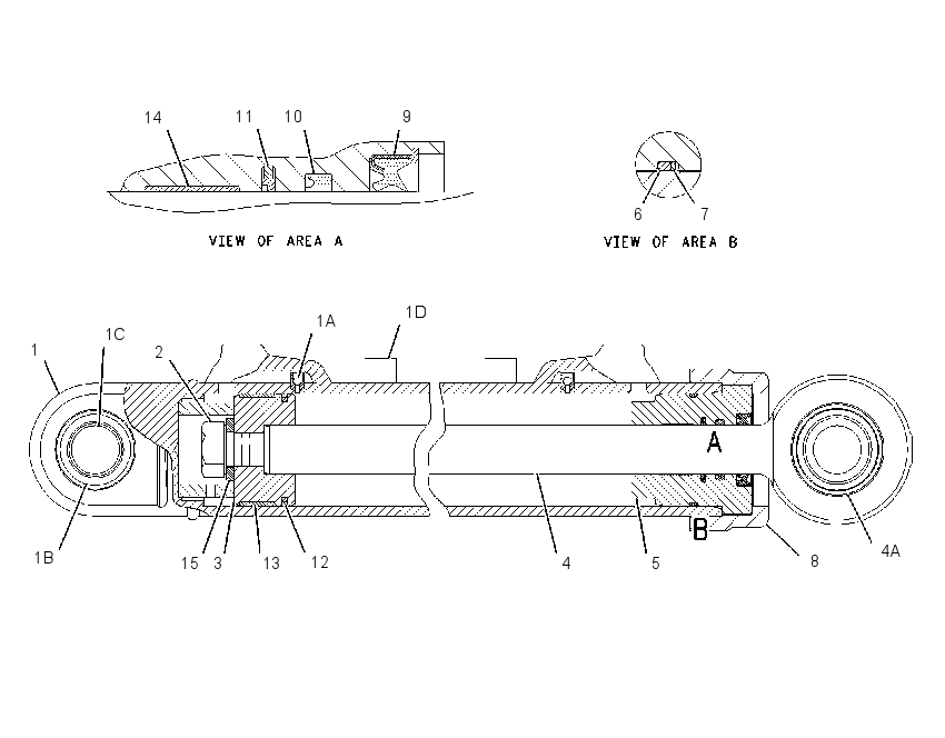CYLINDER GP-ANGLING 1363156 CAT