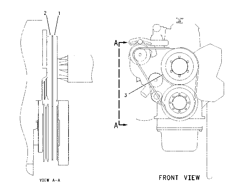 PULLEY GP-FAN & ALT DRIVE 2056733 CAT
