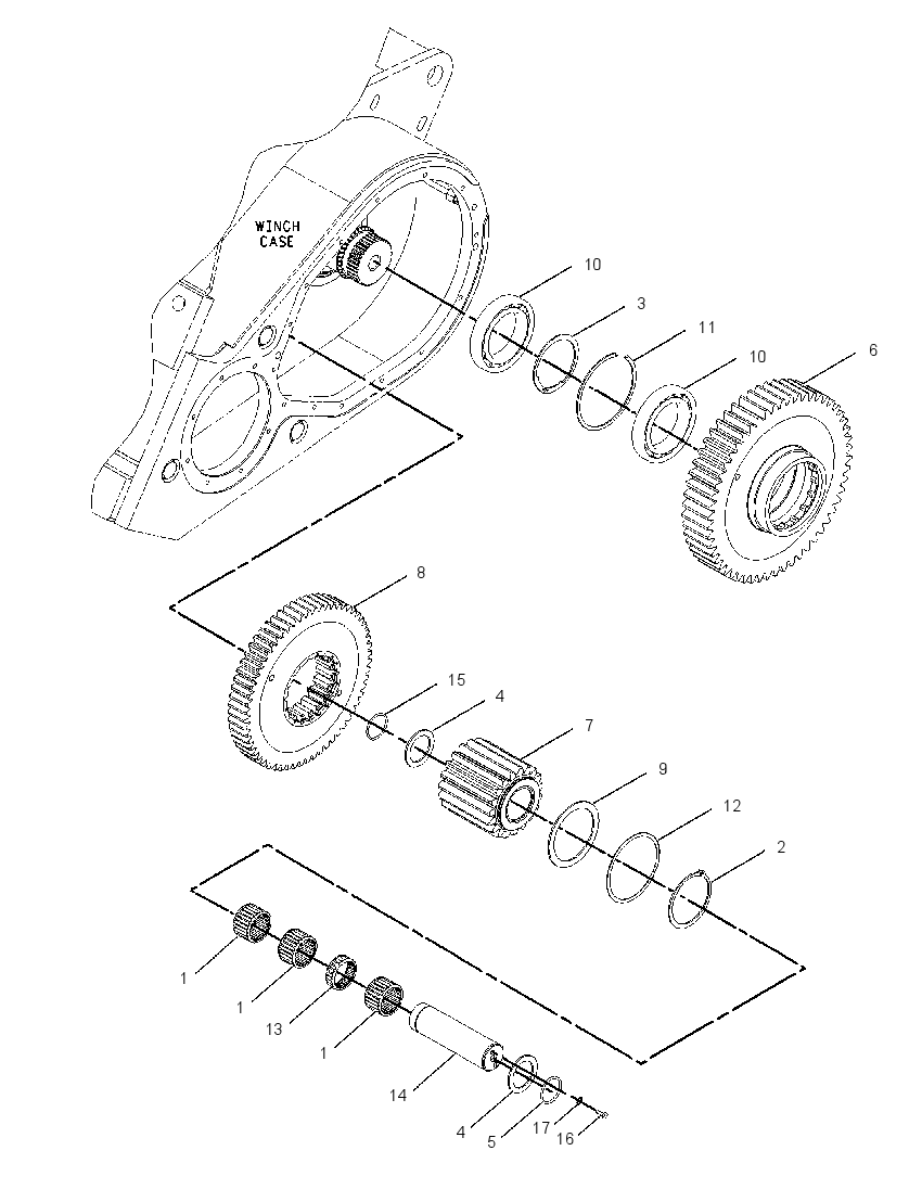 GEAR GP-WINCH 2085551 CAT