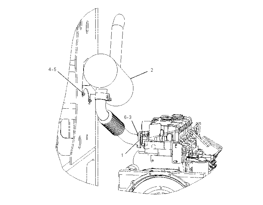 MOUNTING GP-MUFFLER 2017793 CAT