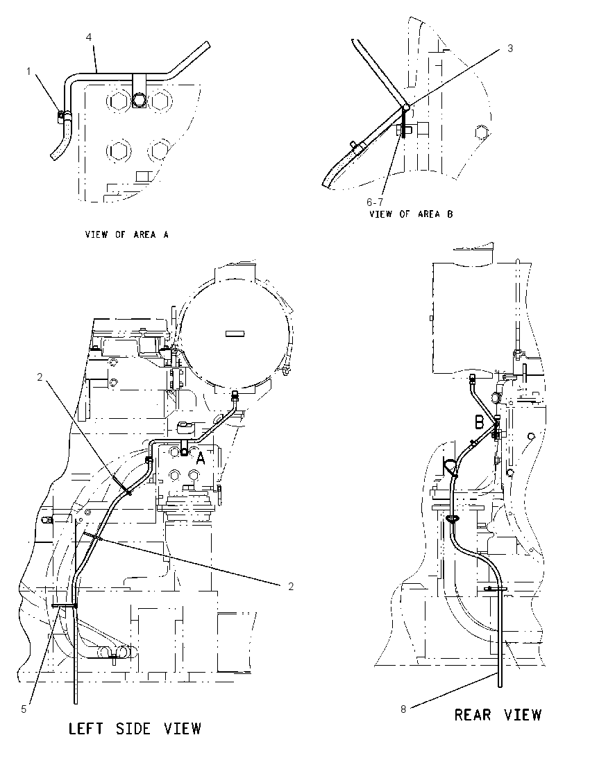 LINES GP-MUFFLER DRAIN 1932716 CAT