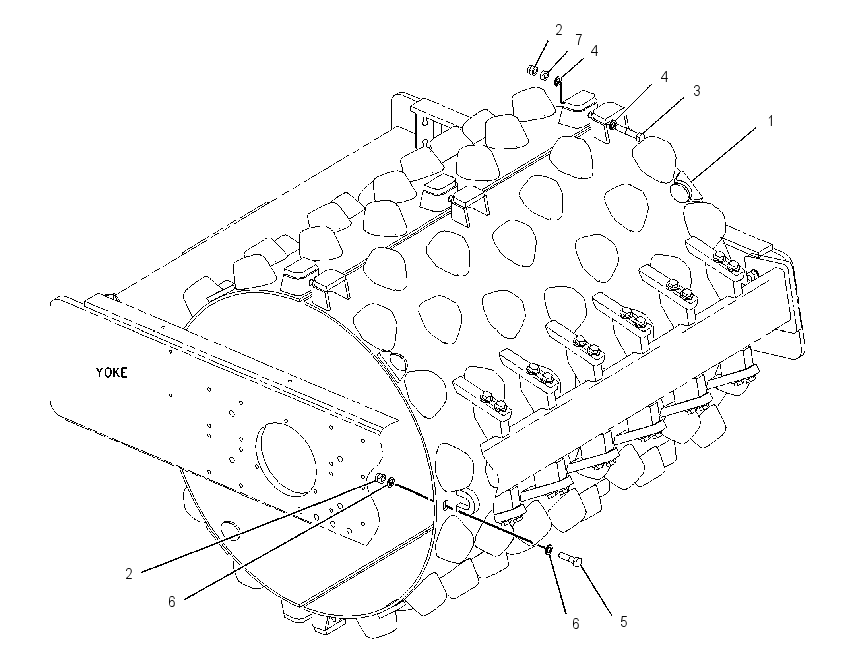 DRUM GP-PADDED 1631574 CAT