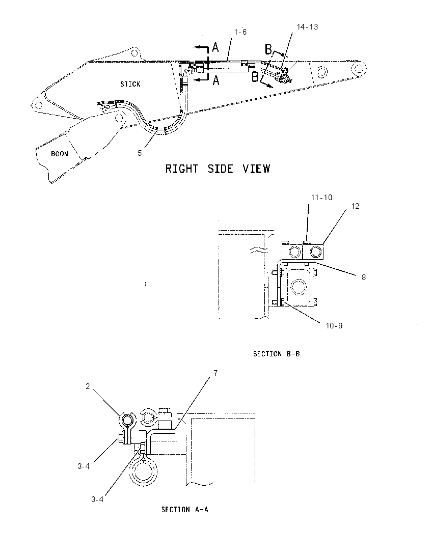 LINES GP-STICK DRAIN 1936627 CAT