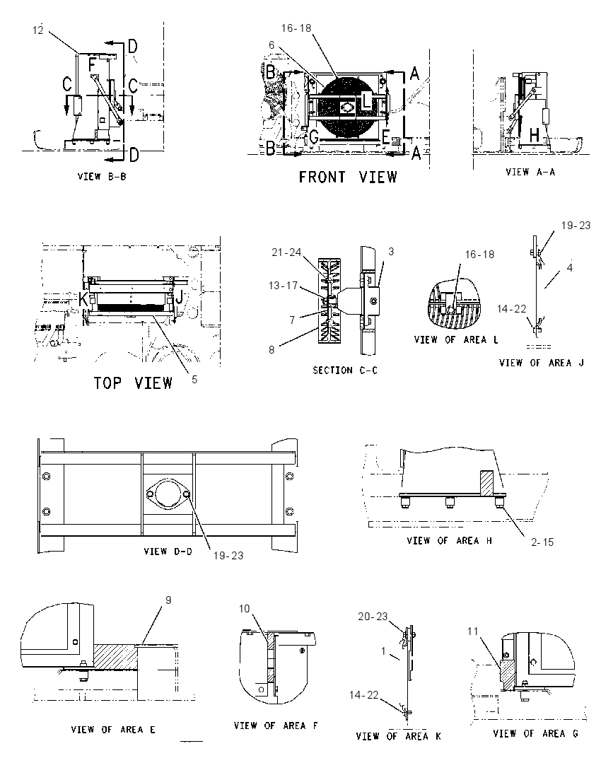 COOLER & MTG GP-HYDRAULIC OIL 1932711 CAT