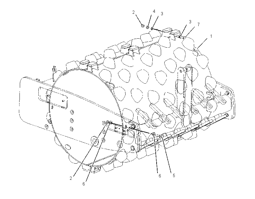 DRUM GP-PADDED 2017763 CAT