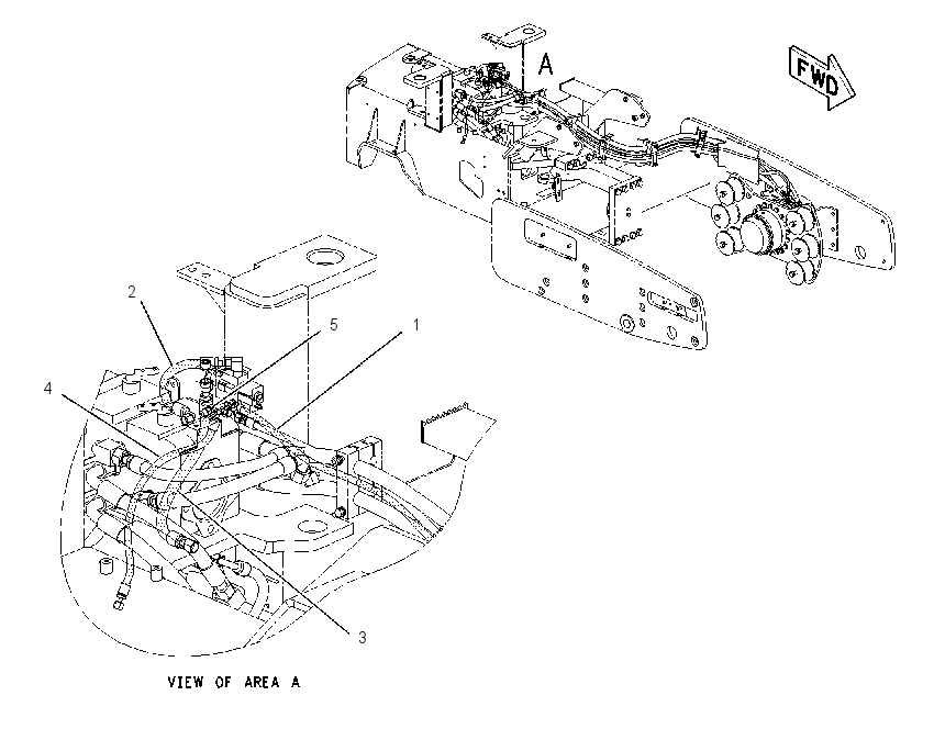 LINES GP-BRAKE & SHIFT 1537176 CAT