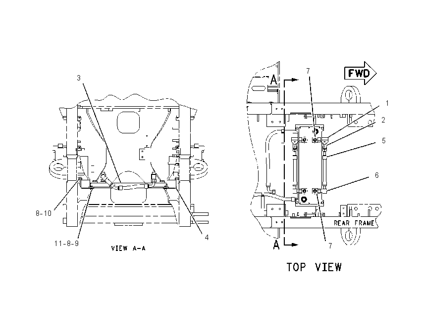 COOLER & MTG GP-AXLE OIL 2038105 CAT