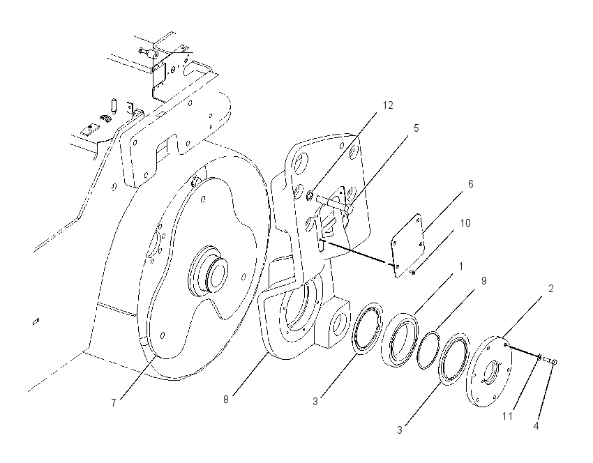 SUPPORT GP-MOTOR 2170527 CAT