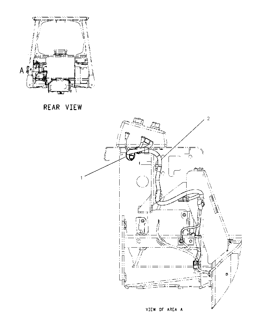 Проводка отопителя 1966863 CAT