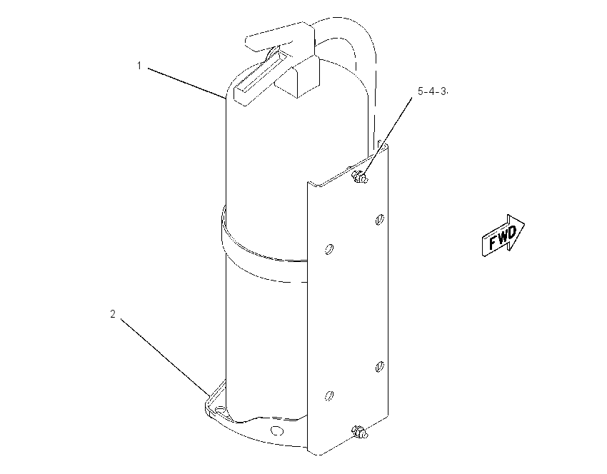 FIRE EXTINGUISHER GP 2099892 CAT
