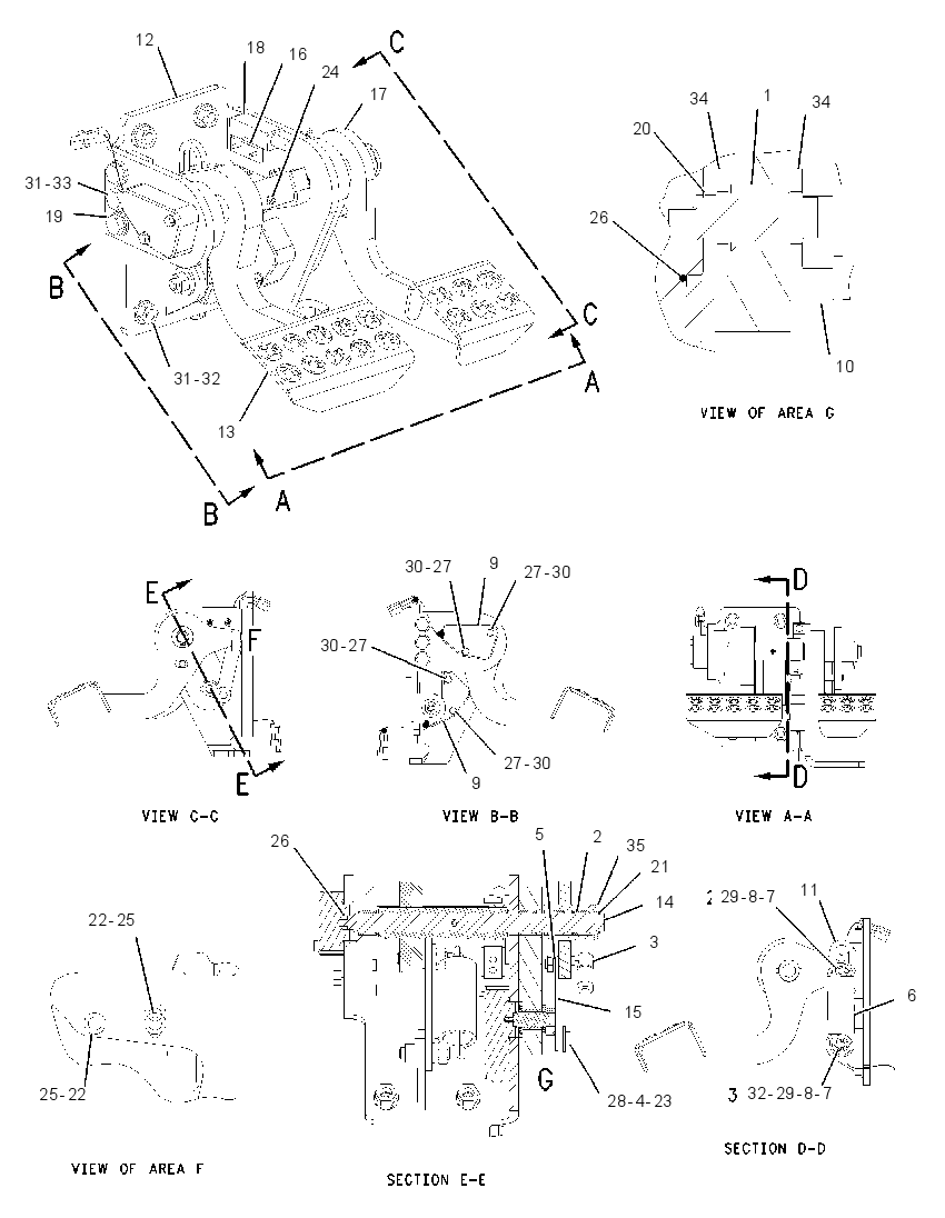 PEDAL GP-GOVERNOR & BRAKE 1745967 CAT