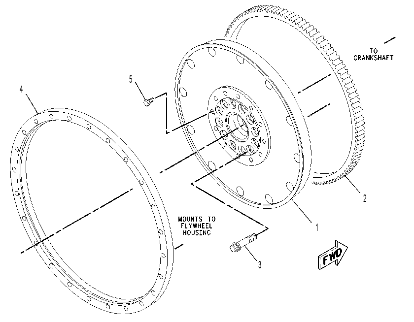 ADAPTER GP-FLYWHEEL 1412137 CAT