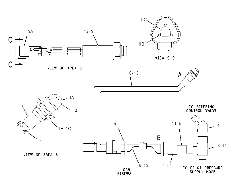WIRING GP-STEERING 1980902 CAT