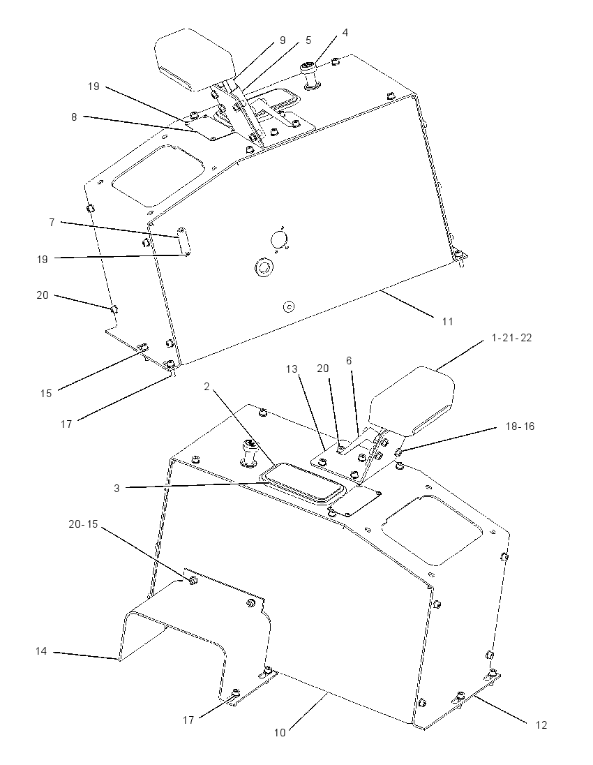 SUPPORT GP-HYDRAULIC CONTROL 1853356 CAT