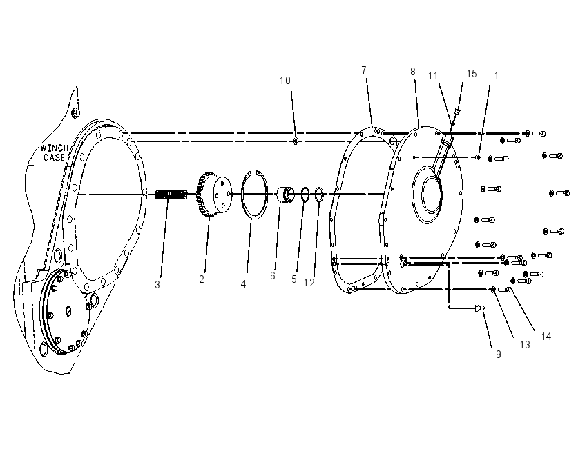 CLUTCH & GEAR GP-WINCH 2085552 CAT