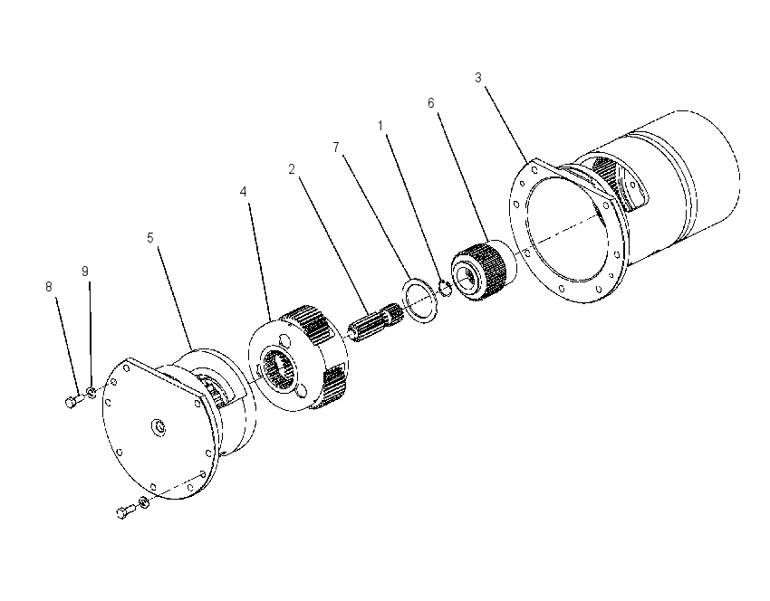 BRAKE & PLANETARY GP-WINCH 2118166 CAT