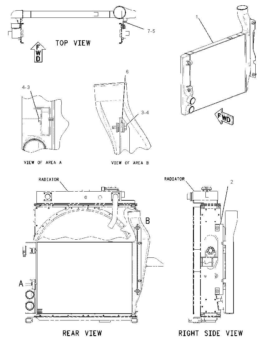 AFTERCOOLER GP 1903953 CAT