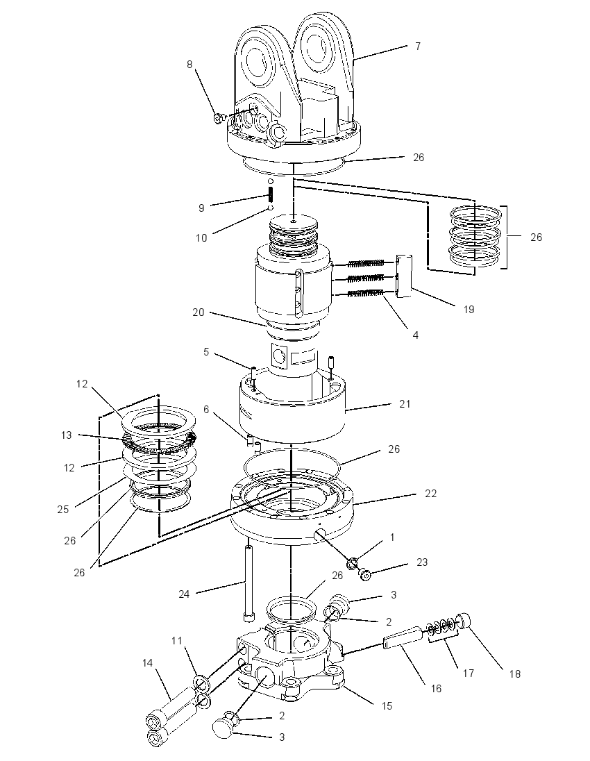 ROTATOR GP-HYDRAULIC 2101506 CAT