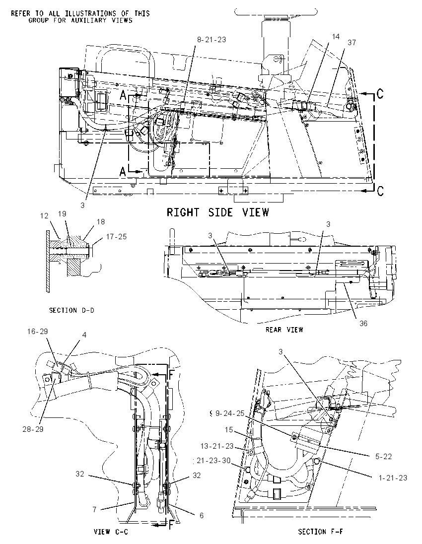 Проводка кабины 7I3905 CAT