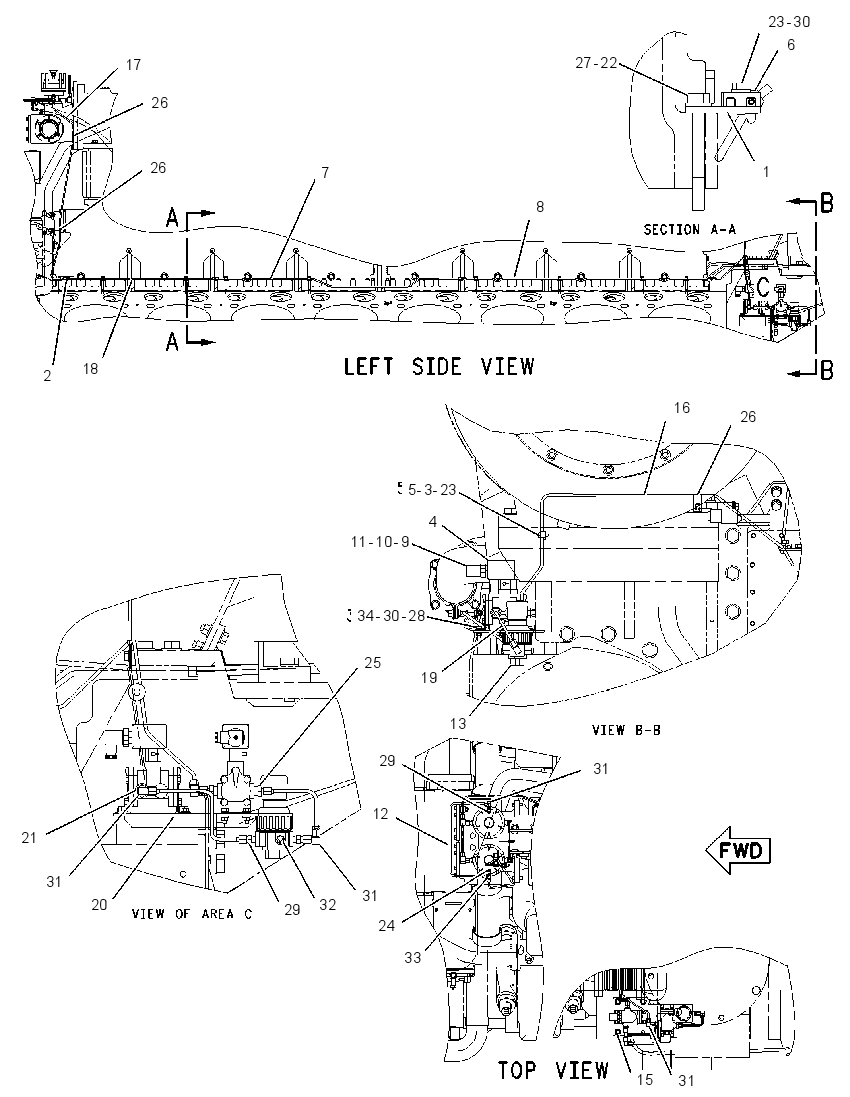 CONTROL & LINES GP-BYPASS 2043473 CAT