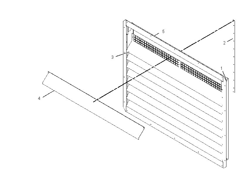 LOUVER AS 2097785 CAT