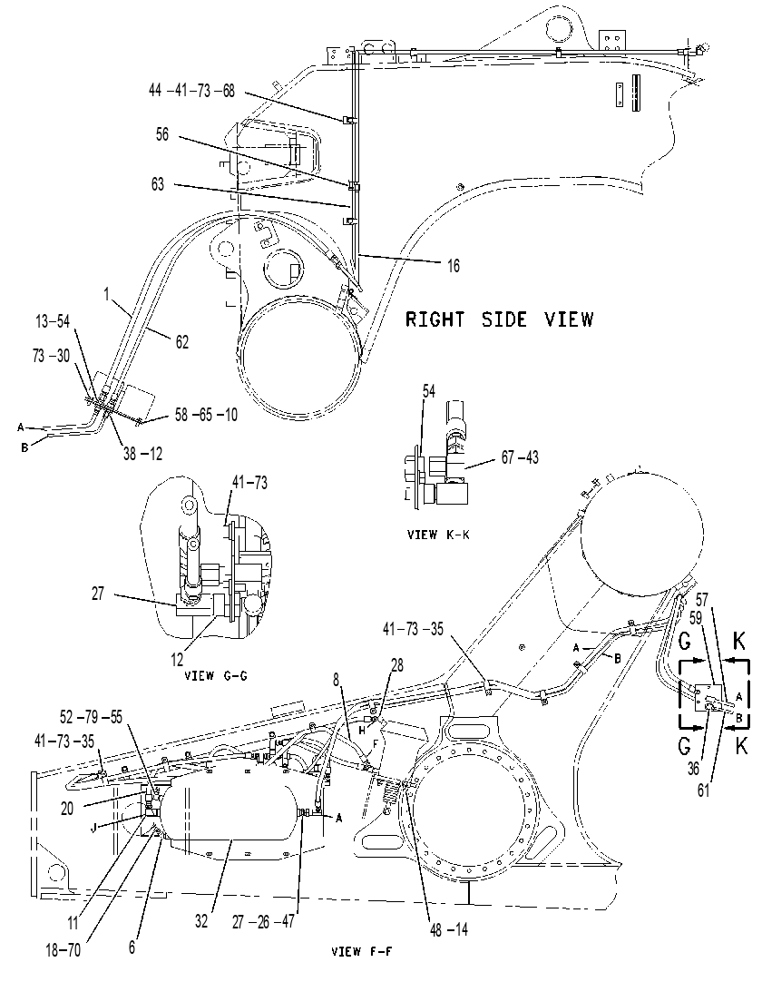 Управление рабочим тормозом 8I1931 CAT