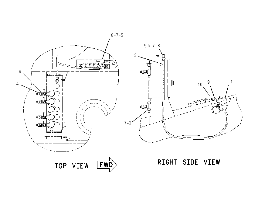 VALVE & LINES GP-CUTOFF 1871578 CAT