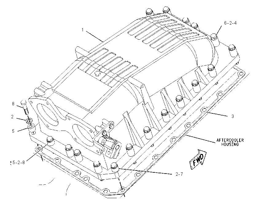 COVER GP-AFTERCOOLER 1708539 CAT