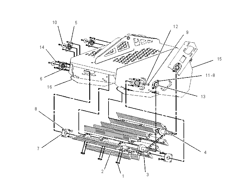 CONVEYOR GP-LANDSCAPE RAKE 1595357 CAT