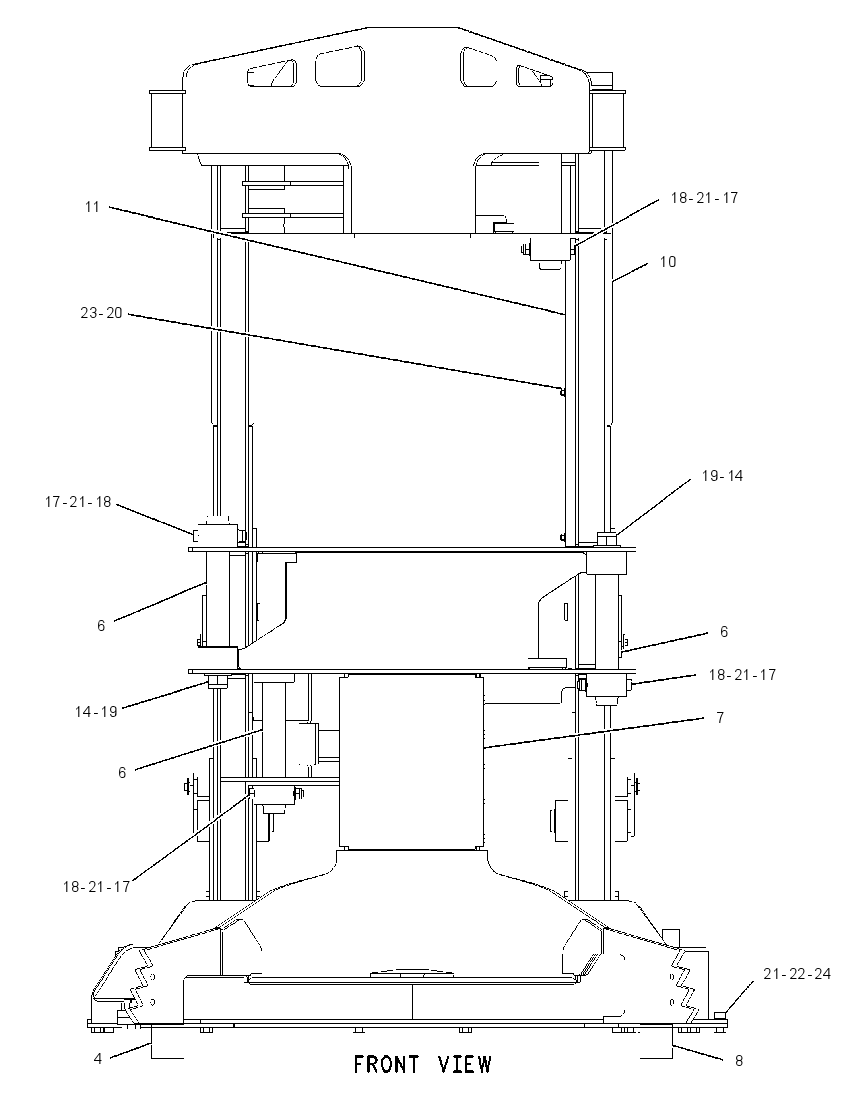 FRAME GP-FELLING HEAD 1993964 CAT