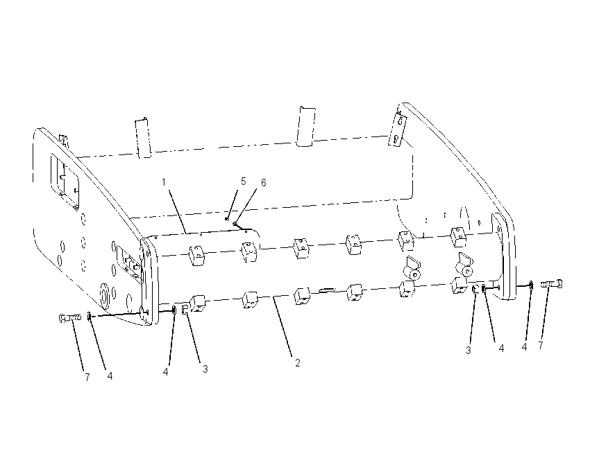 BUMPER GP 1954487 CAT