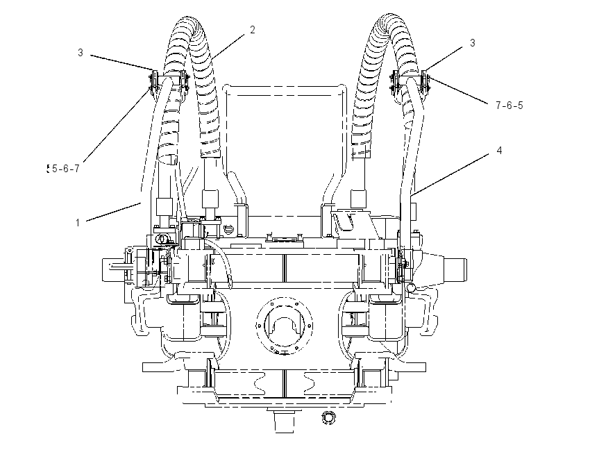 SUPPORT GP-HITCH LINES 2034720 CAT