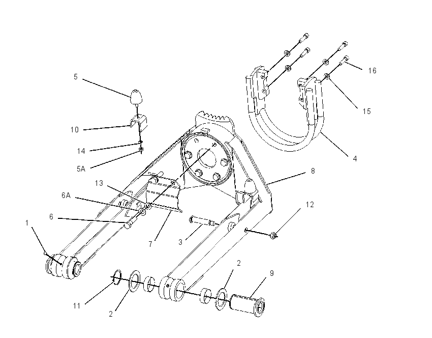 YOKE GP-HARVESTER HEAD 1576245 CAT