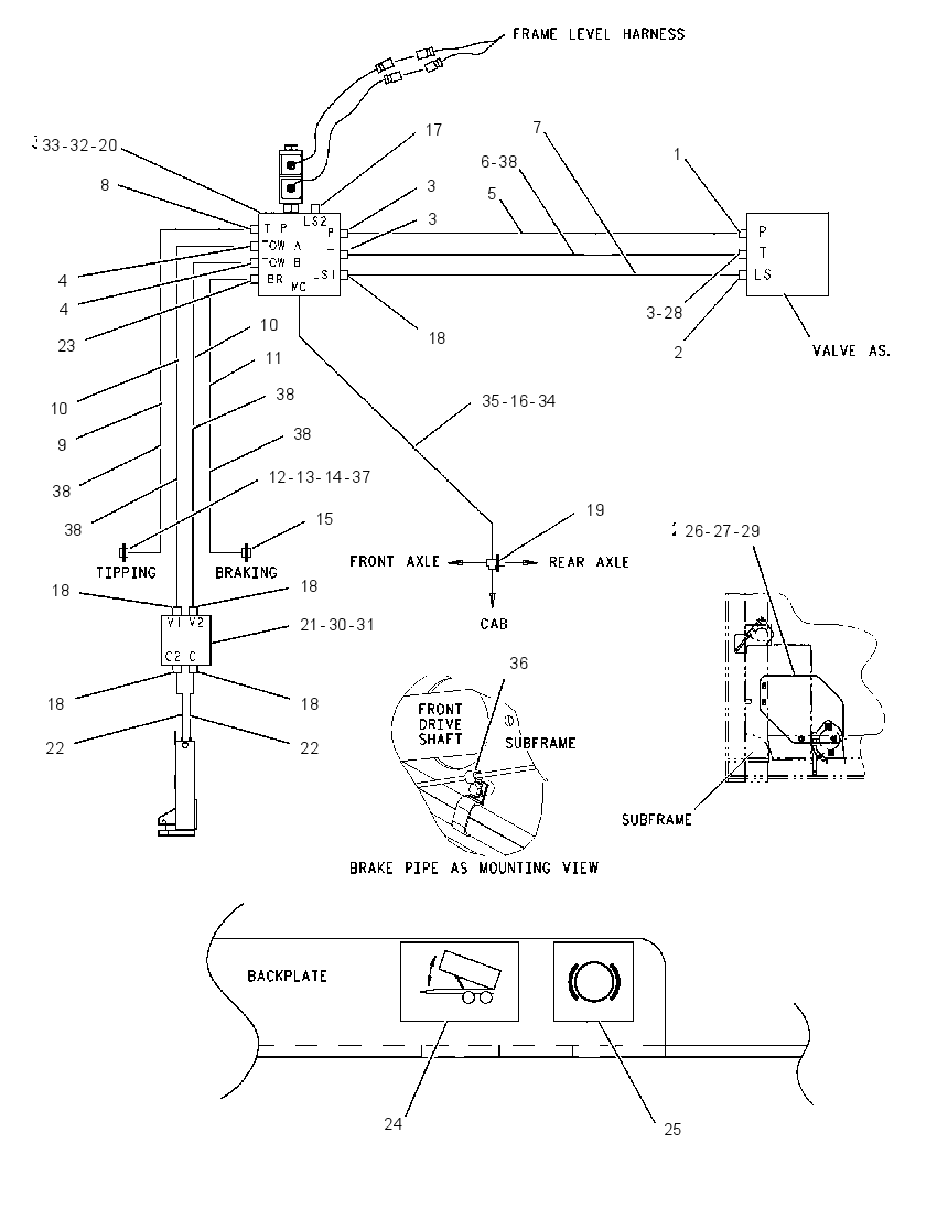 LINES GP-HITCH 1402535 CAT