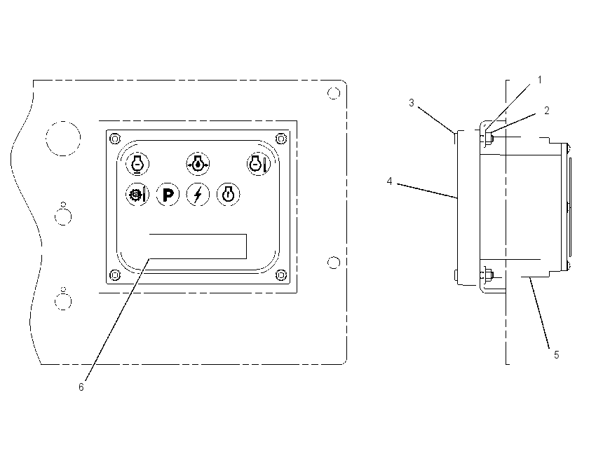 CONTROL & MTG GP-MONITOR 1638020 CAT