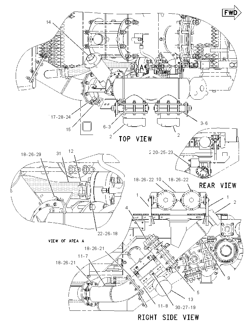 LINES GP-SUCTION 1660997 CAT