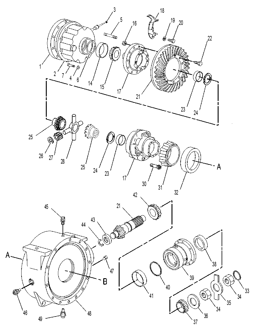 AXLE GP-DRIVE 1368874 CAT
