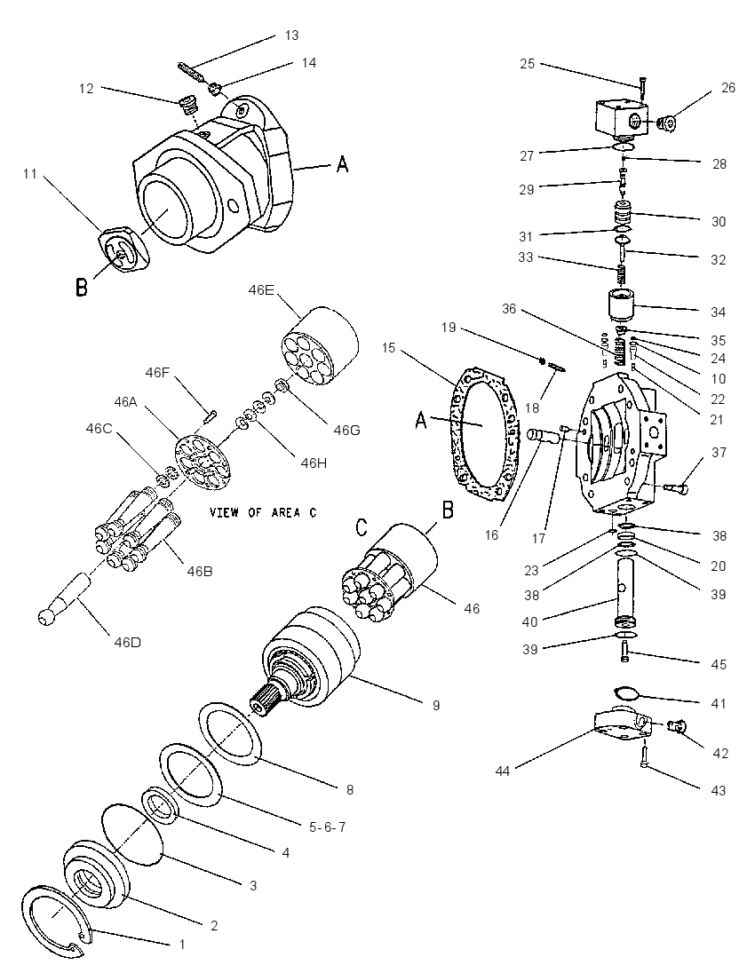 MOTOR GP-HYDRAULIC 0869965 CAT