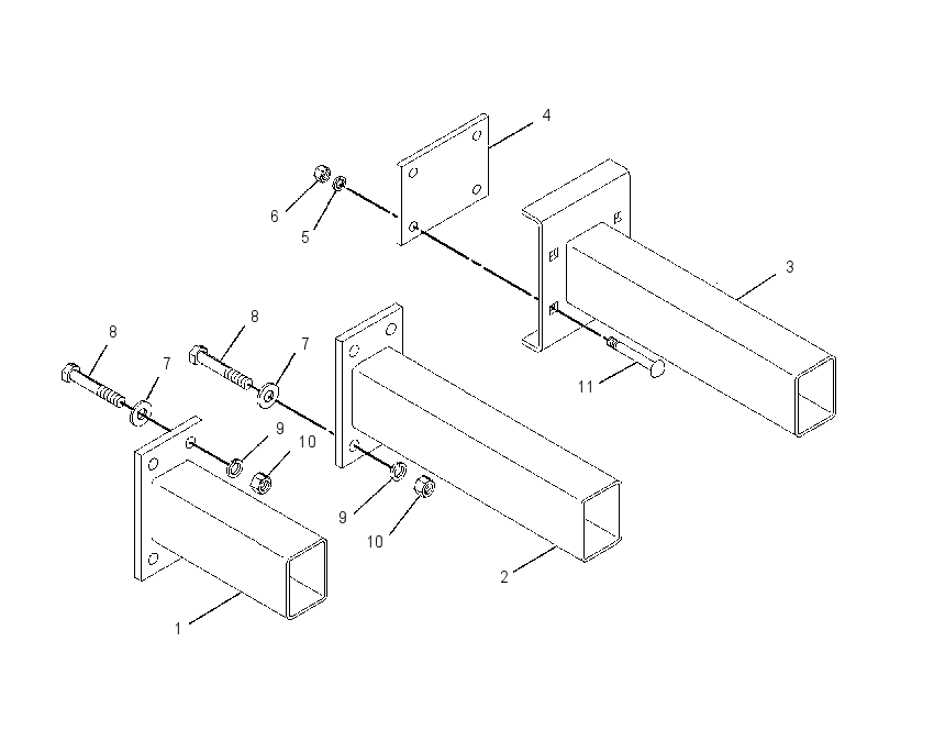 EXTENSION GP-CENTER FRAME 2094783 CAT