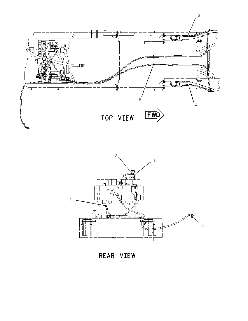 Трубопроводы управляющие 1926893 CAT