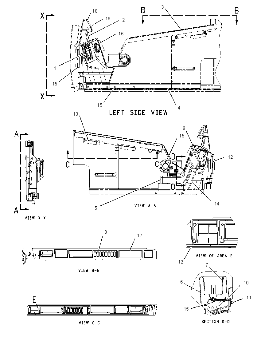 Крышка консоли 2136734 CAT