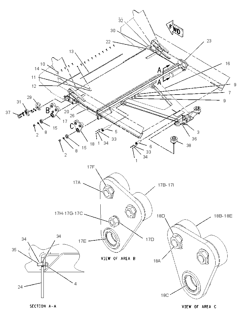 FLOOR GP 8I1661 CAT