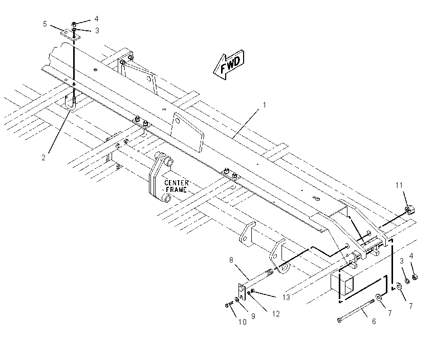 HINGE GP-TRANSPORT 2094352 CAT