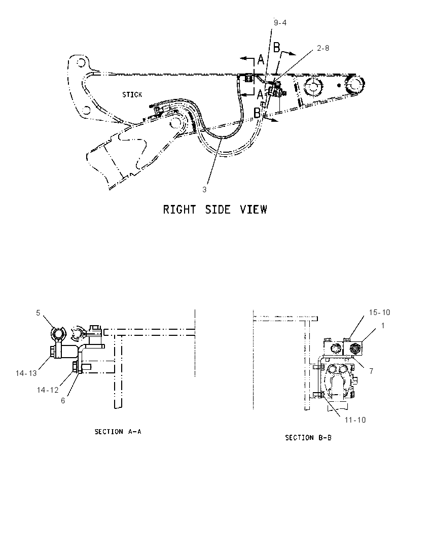 LINES GP-STICK DRAIN 1936411 CAT
