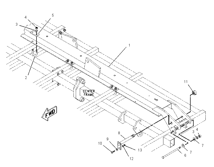 HINGE GP-TRANSPORT 2094789 CAT