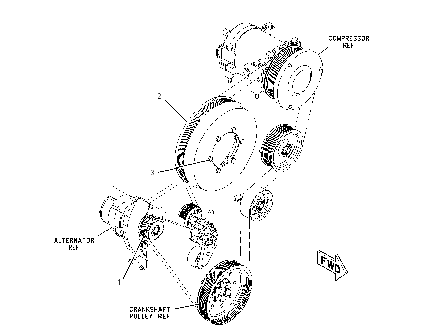 PULLEY GP-FAN & ALT DRIVE 1892196 CAT