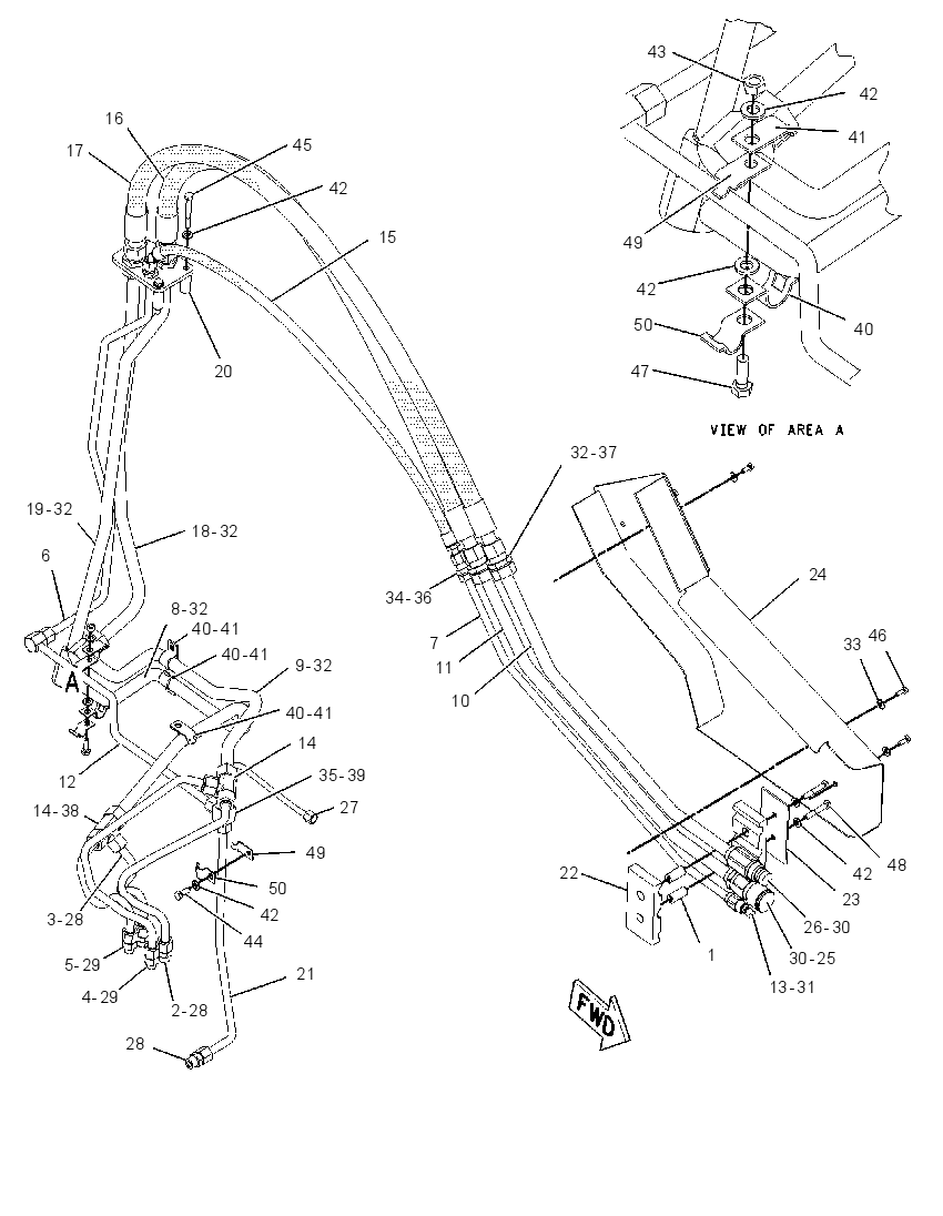 LINES GP-WORK TOOL 1428693 CAT