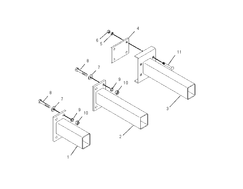 EXTENSION GP-CENTER FRAME 2095055 CAT