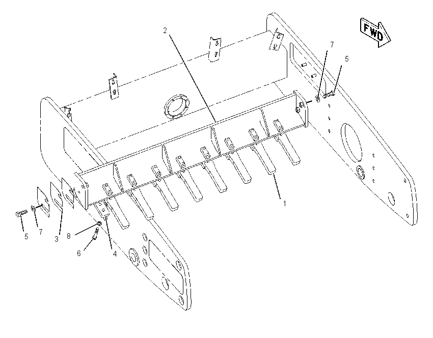 SCRAPER GP-PADDED DRUM 1910690 CAT