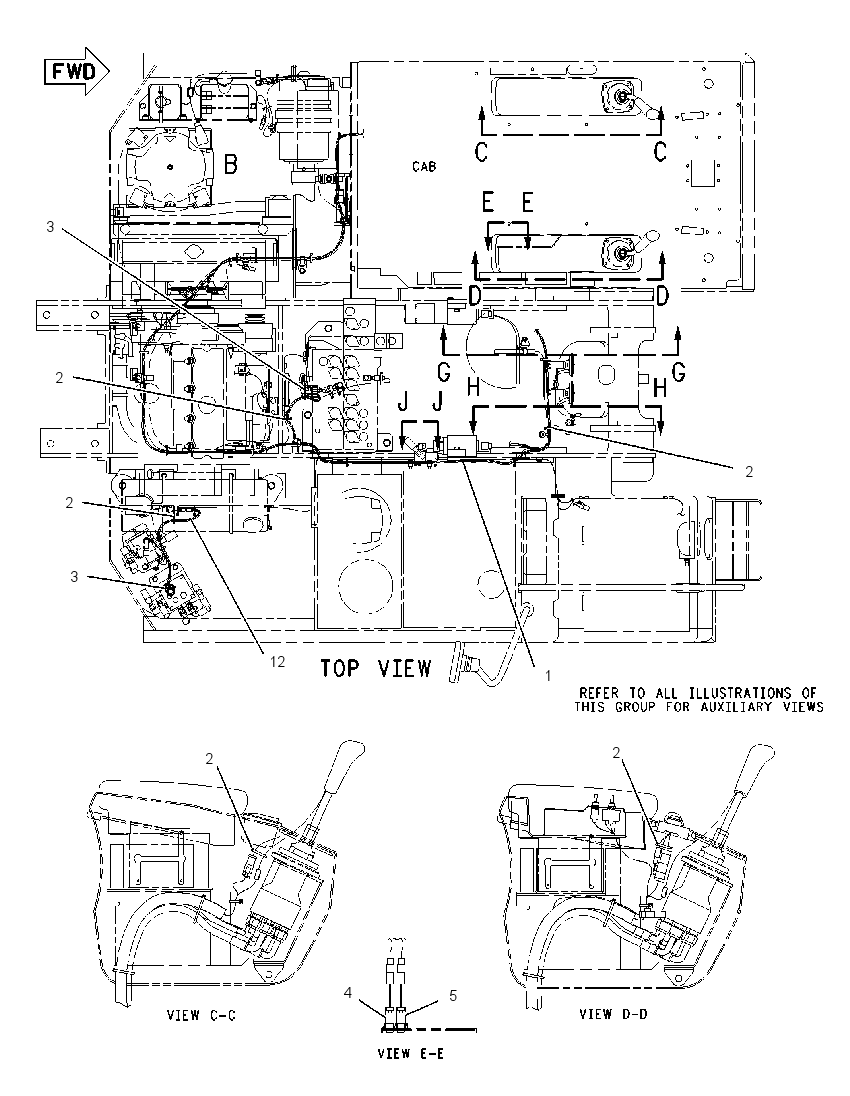 WIRING GP-COMBINED FLOW 1933415 CAT